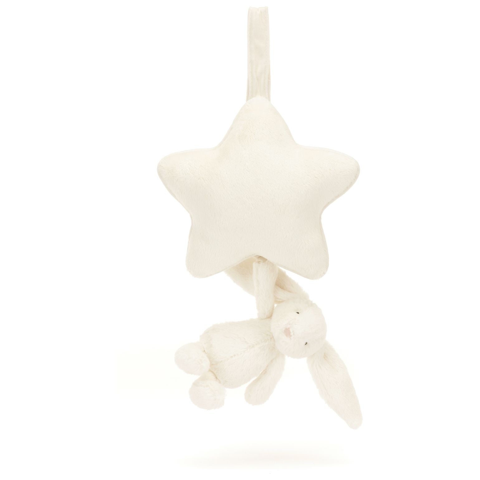 Bashful Cream Bunny Musical Pull